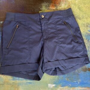 Like new navy woman’s tangerine shorts,size medium